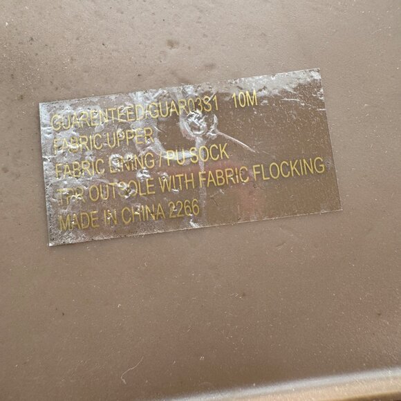 Steve Madden Women's Tan and Brown Sandals raffia fabric woven gold tone large b - Picture 11 of 13